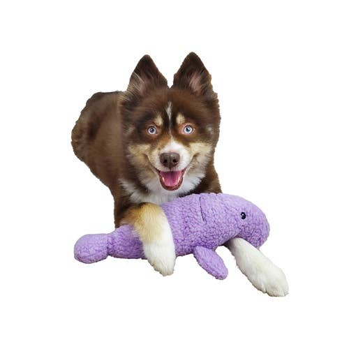 Wally the Manatee Wildlife Fleece Dog Toy