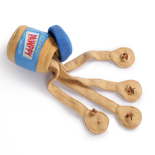 Peanut Butter Enrichment Puzzle Snuffle Dog Toy