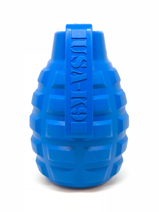 Grenade - Chew Toy - Treat Dispenser - Blue - Blue / XL