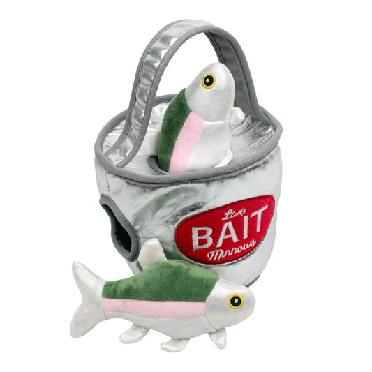 Bait Bucket Puzzle Dog Toy - 9"