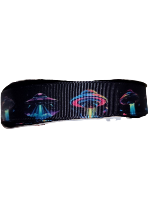 Neon UFO Nylon Dog Collar