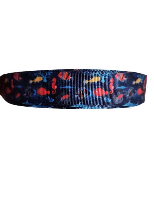 Reef Fish Nylon Dog Collar